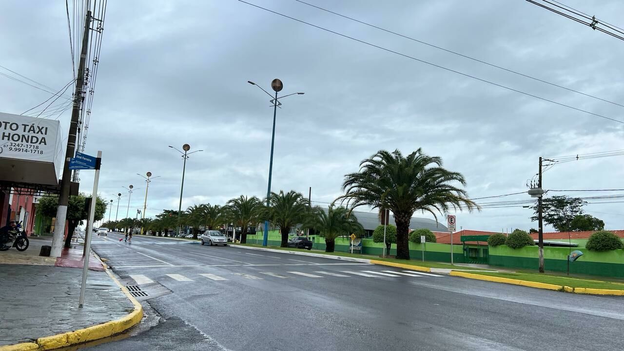 Imagem de compartilhamento para o artigo Após chuva na madrugada, Costa Rica terá quarta-feira de tempo instável da MS Todo dia